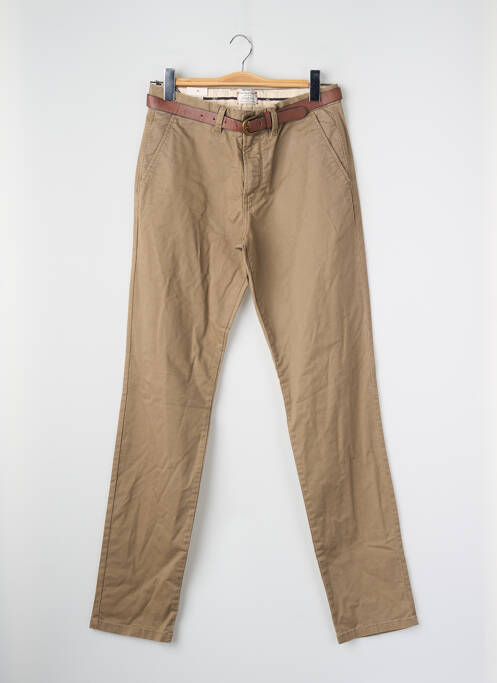 Pantalon chino beige JACK & JONES homme