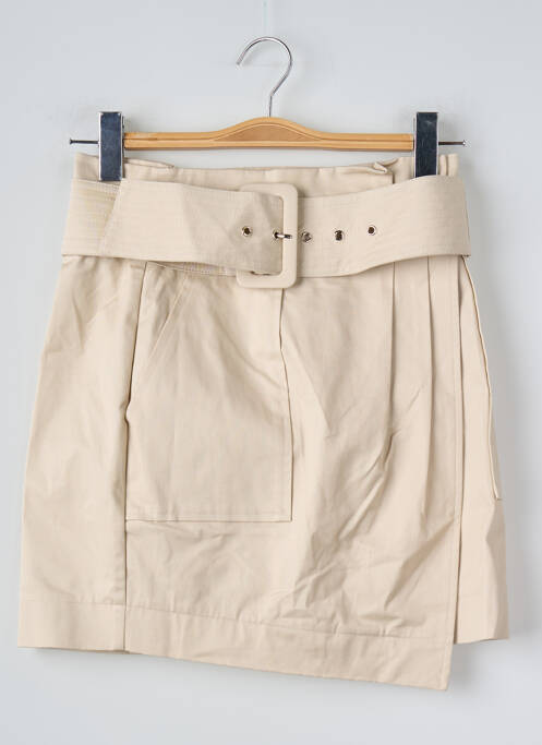 Jupe courte beige MORGAN femme