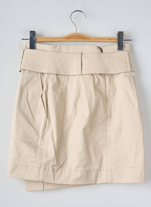 Jupe courte beige MORGAN femme