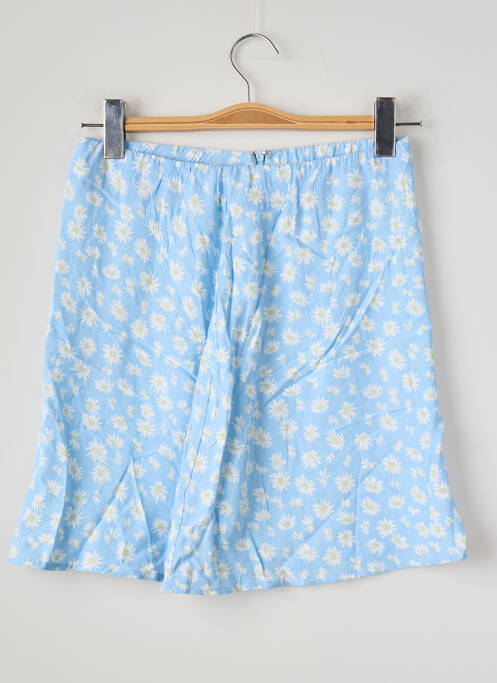 Jupe courte bleu ONLY femme