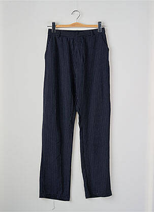 Pantalon droit bleu JACQUELINE DE YONG femme