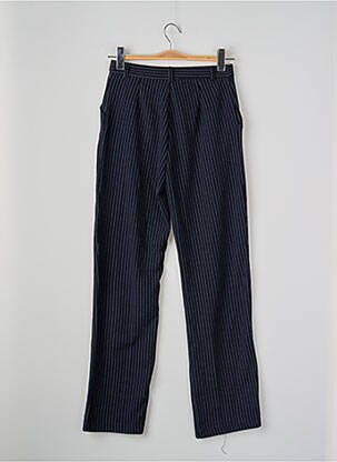 Pantalon droit bleu JACQUELINE DE YONG femme