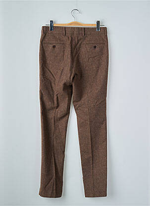Pantalon droit marron LE FABULEUX MARCEL DE BRUXELLES homme