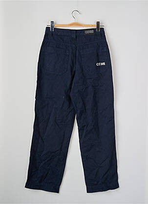 Pantalon droit bleu CEMI femme