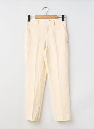 Pantalon droit beige MANGO femme