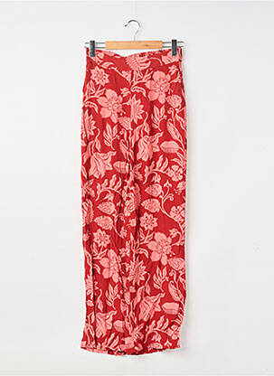 Pantalon large rose MANGO femme