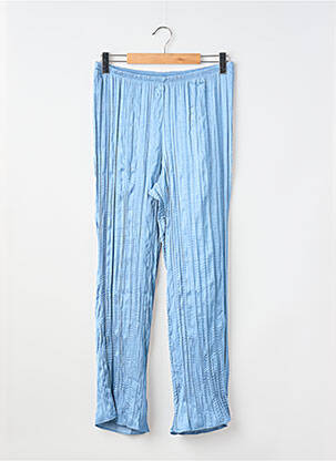 Pantalon droit bleu MANGO femme