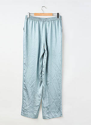Pantalon large bleu MANGO femme