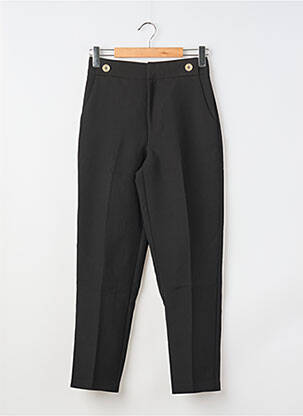 Pantalon droit noir MANGO femme