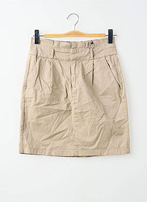 Jupe courte beige VERO MODA femme