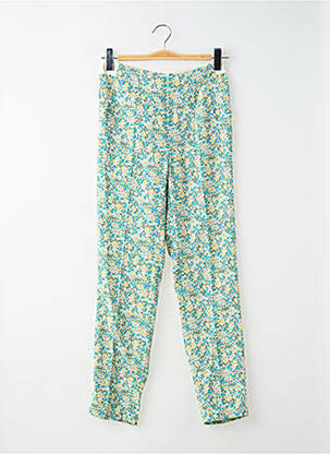 Pantalon droit bleu LE TEMPS DES CERISES femme