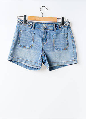 Short bleu MORGAN femme