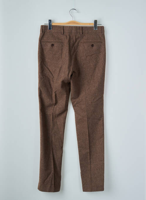 Pantalon droit marron LE FABULEUX MARCEL DE BRUXELLES homme