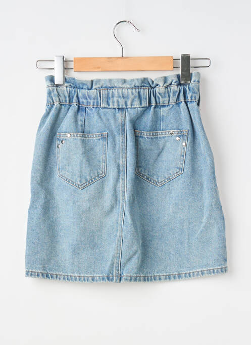 Jupe courte bleu MORGAN femme