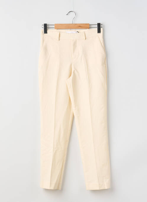 Pantalon droit beige MANGO femme