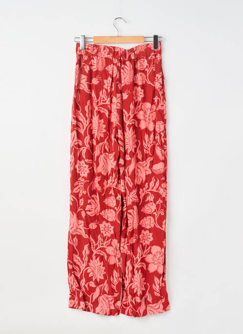Pantalon large rose MANGO femme