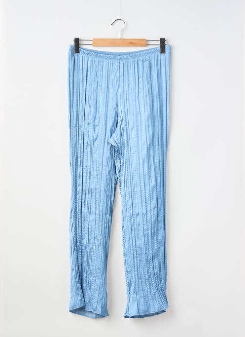 Pantalon droit bleu MANGO femme