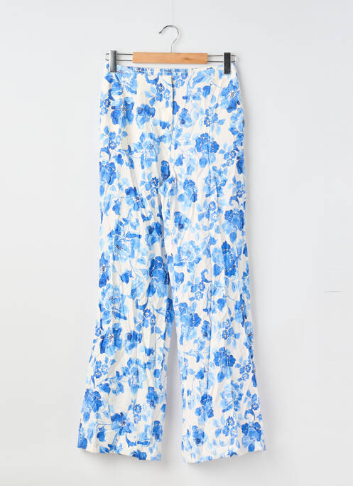 Pantalon large bleu MANGO femme