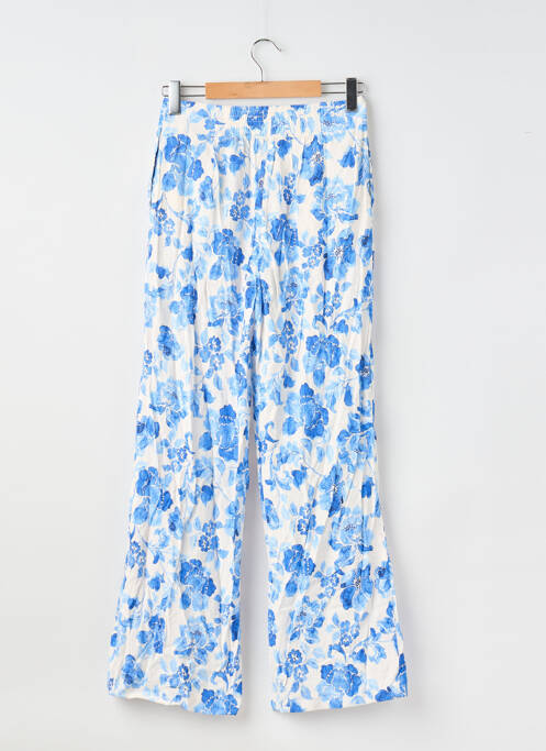 Pantalon large bleu MANGO femme