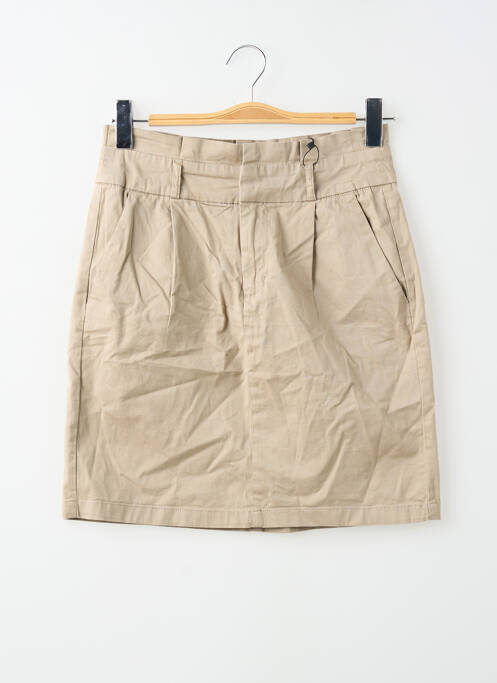 Jupe courte beige VERO MODA femme