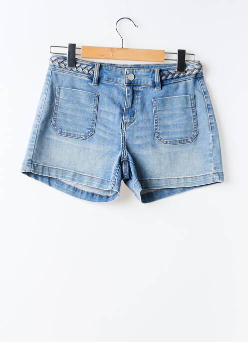 Short bleu MORGAN femme