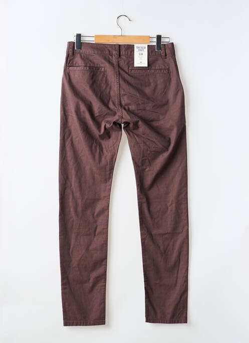 Pantalon chino marron TOM TAILOR homme