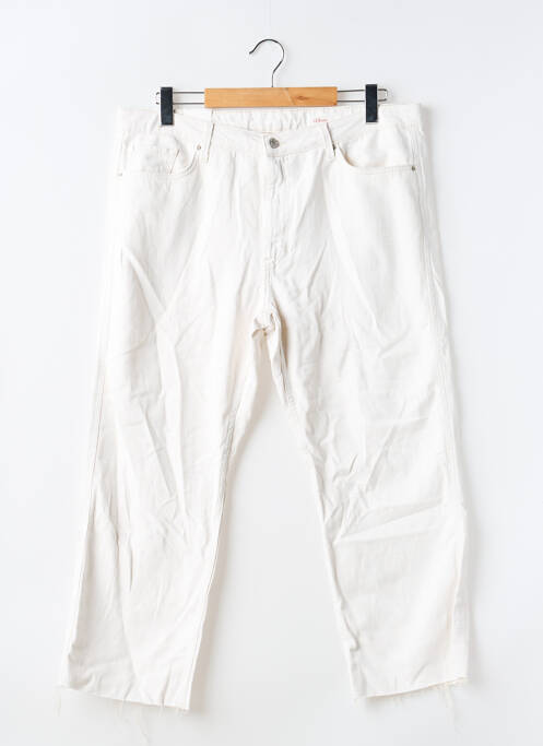 Jeans coupe droite blanc S.OLIVER femme