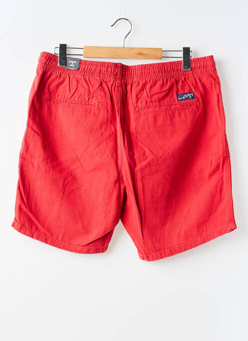 Short rouge SUPERDRY homme
