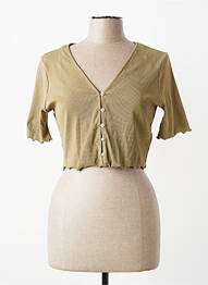 T-shirt marron ONLY femme