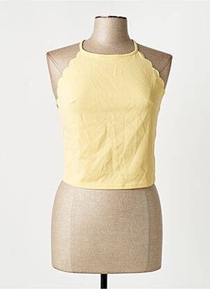 Débardeur jaune JACQUELINE DE YONG femme