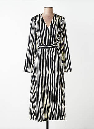 Robe longue noir MANGO femme