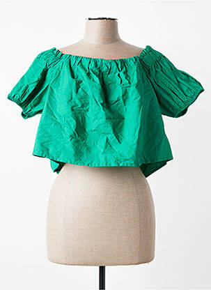 Chemisier vert JACQUELINE DE YONG femme