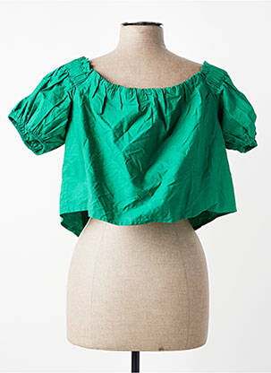 Chemisier vert JACQUELINE DE YONG femme