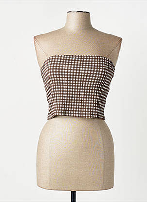 Débardeur marron ONLY femme