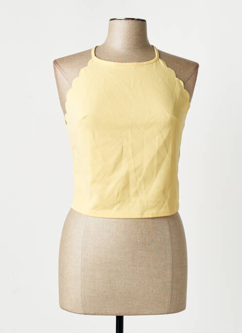 Débardeur jaune JACQUELINE DE YONG femme