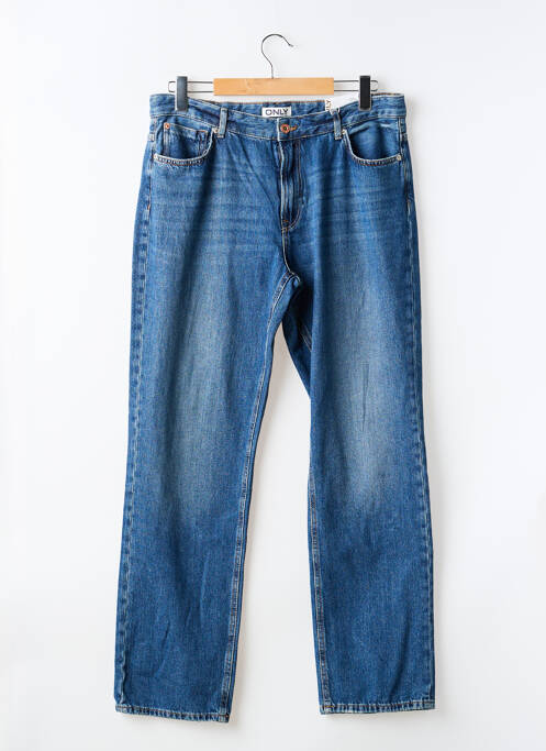 Jeans coupe droite bleu ONLY femme