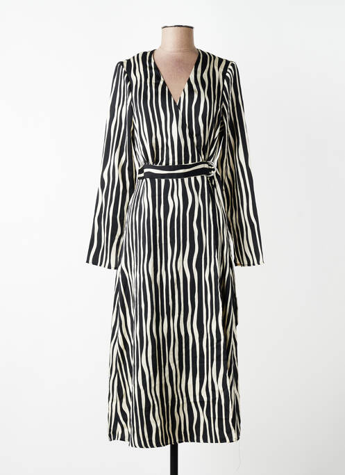 Robe longue noir MANGO femme