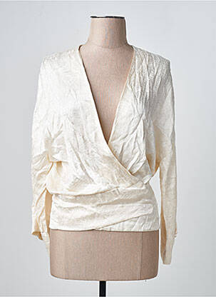 Chemisier beige ASTRID BLACK LABEL femme