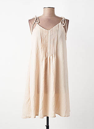 Robe courte beige JACQUELINE DE YONG femme