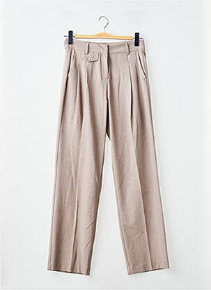 Pantalon droit or ONLY femme