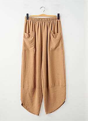 Pantalon large marron TERRA DI SIENA femme