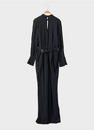 Combi-pantalon noir MANGO femme