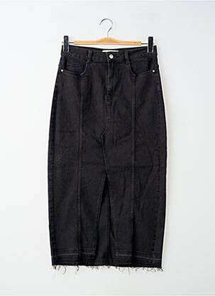 Jupe mi-longue noir JACQUELINE DE YONG femme