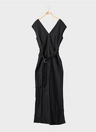 Combi-pantalon noir MANGO femme