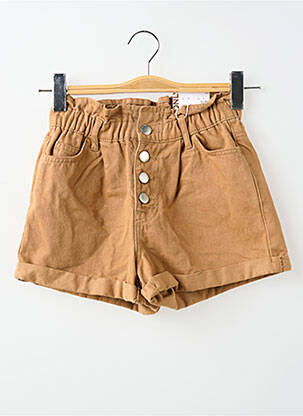 Short marron ONLY femme