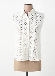 Chemisier blanc JACQUELINE DE YONG femme