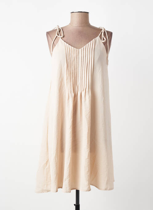 Robe courte beige JACQUELINE DE YONG femme