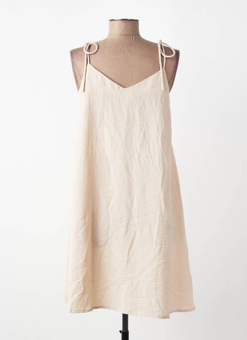 Robe courte beige JACQUELINE DE YONG femme