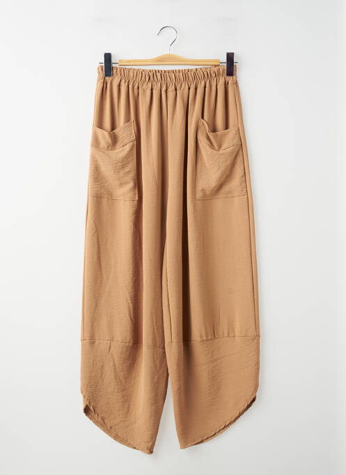 Pantalon large marron TERRA DI SIENA femme