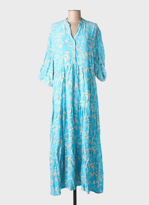 Robe longue bleu MORE & MORE femme